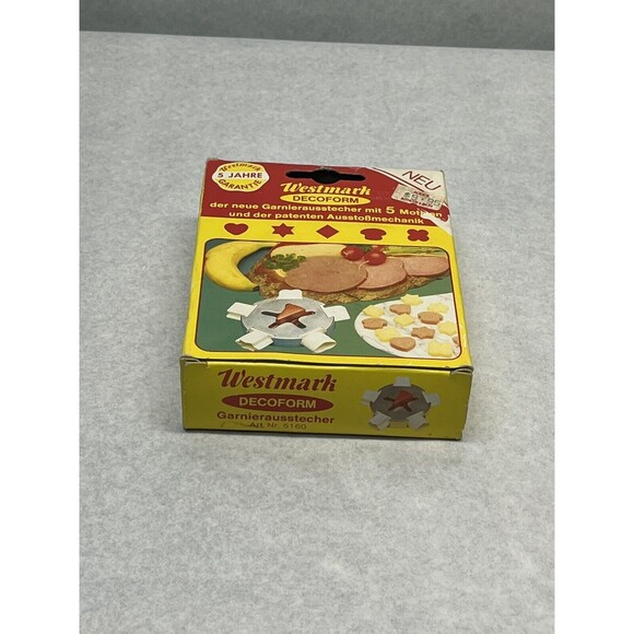 Vintage Westmark 5 Shape Garnish Cutter In Box - Made in Germany - Pre Owned - Picture 6 of 10